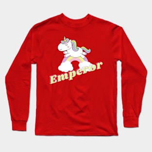 emperor ll unicorn Long Sleeve T-Shirt